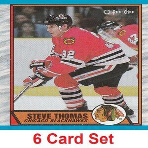 Steve Thomas Hockey Card Collection